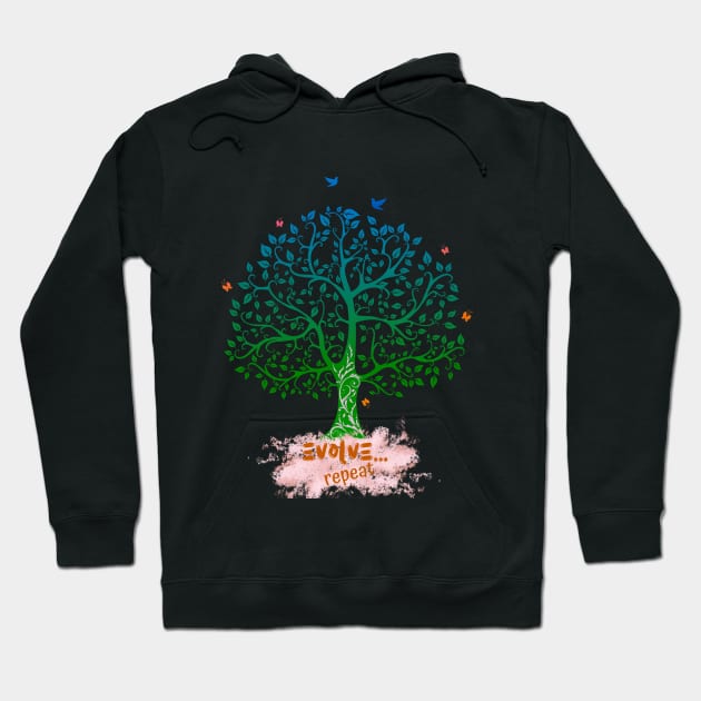 Evolve...Repeat Hoodie by BisKitsNGravy